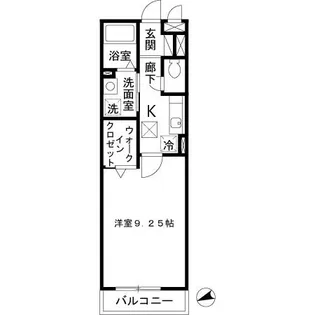 モンテリブロあさひ【3階】の間取り