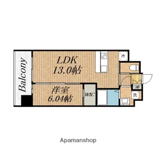 プレジオ梅田【3階】の間取り