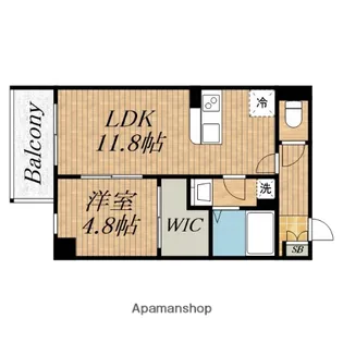 SOLASIA residence九条【2階】の間取り