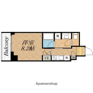 クレストコート堂島【5階】の間取り