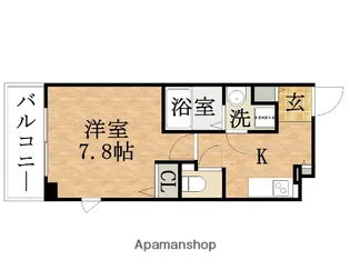 アジリア天満橋【11階】の間取り