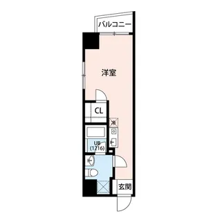 OM玉造Ⅲ【3階】の間取り