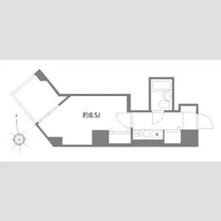 ロータリー天神橋【0904号室】の間取り