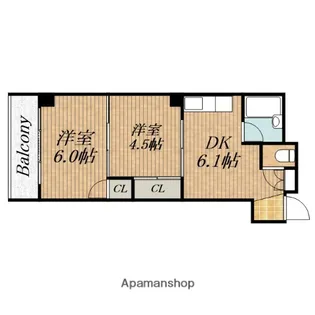 セイワパレス寺山公園【3階】の間取り