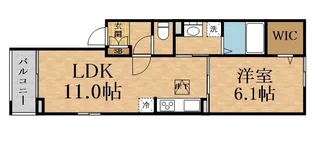 フェリシダ【1階】の間取り
