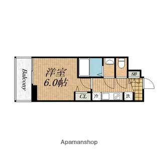 プレサンス九条グランデリーヴ【3階】の間取り