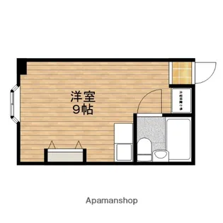 1Rの間取り画像