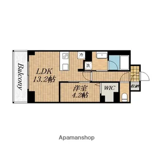 サンエール南堀江【10階】の間取り