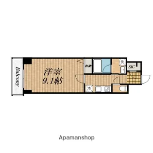 サンエール南堀江【2階】の間取り