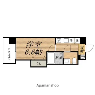 ラグゼ桜ノ宮【2階】の間取り