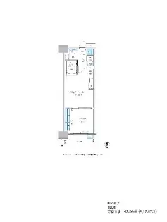 グランセジュール大国町【13階】の間取り