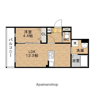 YOURMAISON TENMA【2階】の間取り