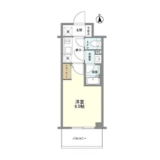 リヴェント難波ウエスト【0209号室】の間取り