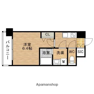 レオンコンフォート九条アルバ【6階】の間取り