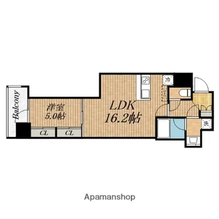 Park Lane Kujo【7階】の間取り