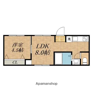 エルム小谷【4階】の間取り