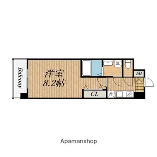 LIVENTO 玉造【11階】の間取り