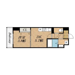 ARCA九条【8階】の間取り