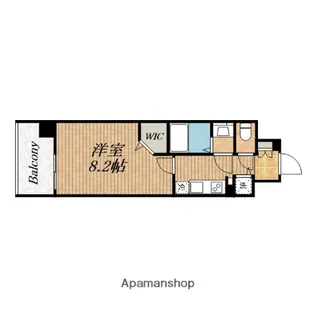 ミラージュパレスロータスライフ【9階】の間取り