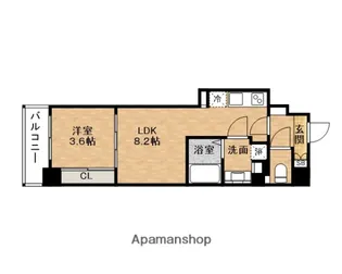 ミラージュパレス本町Depart【3階】の間取り