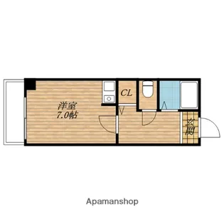 プリエ南船場【2階】の間取り