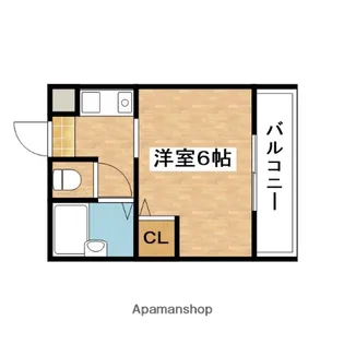 ネオセレス参番館【2階】の間取り