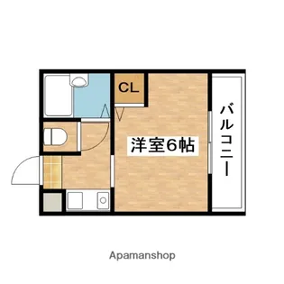 ネオセレス参番館【2階】の間取り