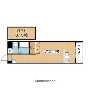 cosmo life katayama【7階】の間取り