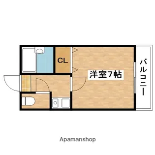 エステ・ティコ千里【1階】の間取り
