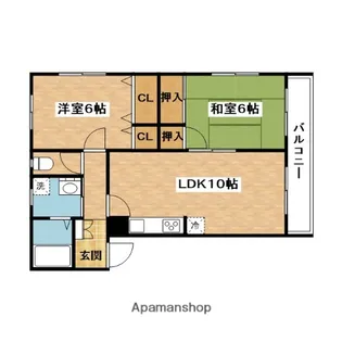 グランパディエ【1階】の間取り