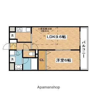 グレイス正雀【3階】の間取り