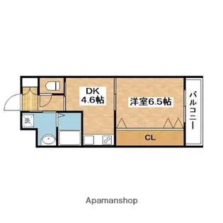 ヒルズ南吹田【5階】の間取り