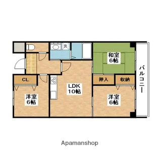 ヴェルドミール【3階】の間取り
