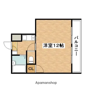 バリーズ吹田【2階】の間取り