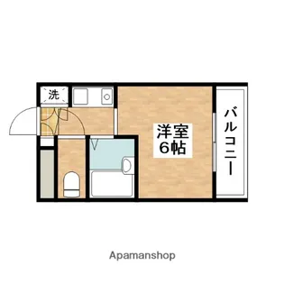 日の出プラザ2号館【1階】の間取り