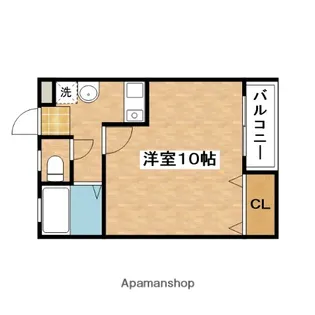 ベーシック ファーム豊津【1階】の間取り