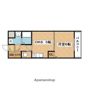 セイントプレイス【5階】の間取り