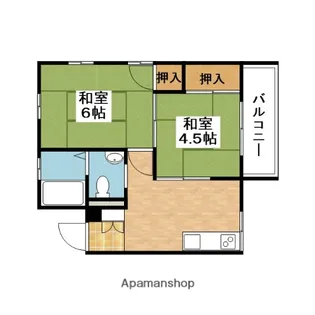 新和ビル【4階】の間取り