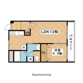 エルソフィア正雀Ⅱ【1階】の間取り