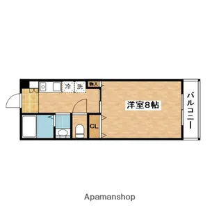 ドミトリオ仁王田【2階】の間取り