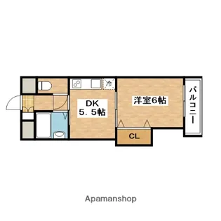 正雀グランドハイツ北【7階】の間取り