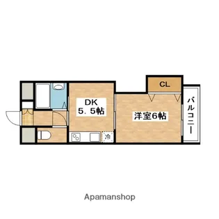 正雀グランドハイツ北【4階】の間取り