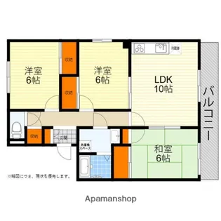 大阪府吹田市竹谷町【アパート】の間取り