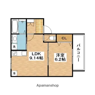 メゾンサクラ【2階】の間取り