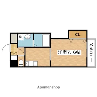 サウスアルカディア【2階】の間取り