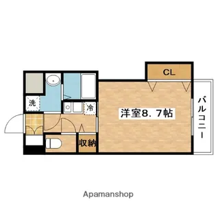 サウスアルカディア【7階】の間取り