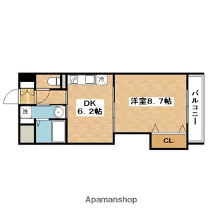サウスアルカディア【5階】の間取り