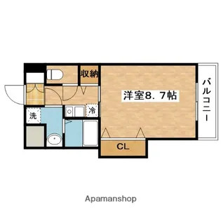 サウスアルカディア【3階】の間取り