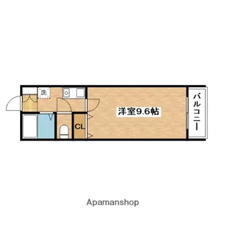 ベルアージュ末広【2階】の間取り