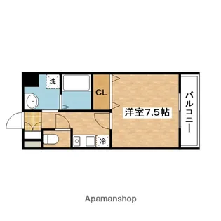 エルカーサ正雀2【1階】の間取り